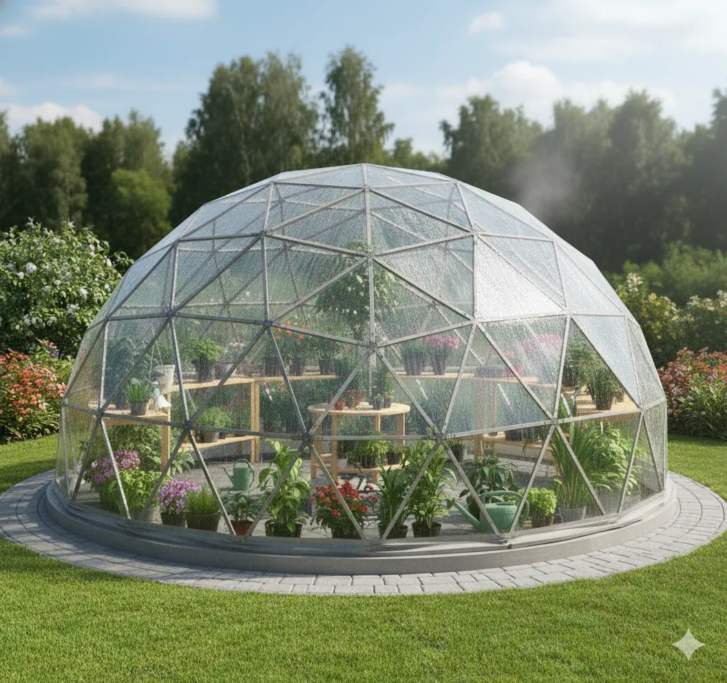 Greenhouse geodesic dome