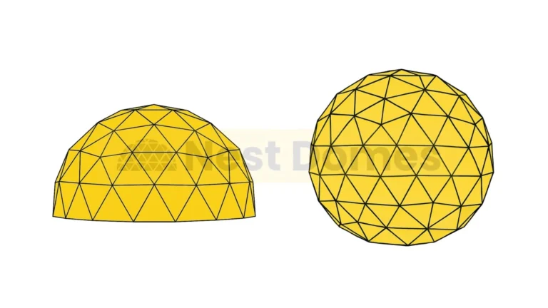 Types of Geodesic Domes (Full, 3/9 Dome, Partial Dome)